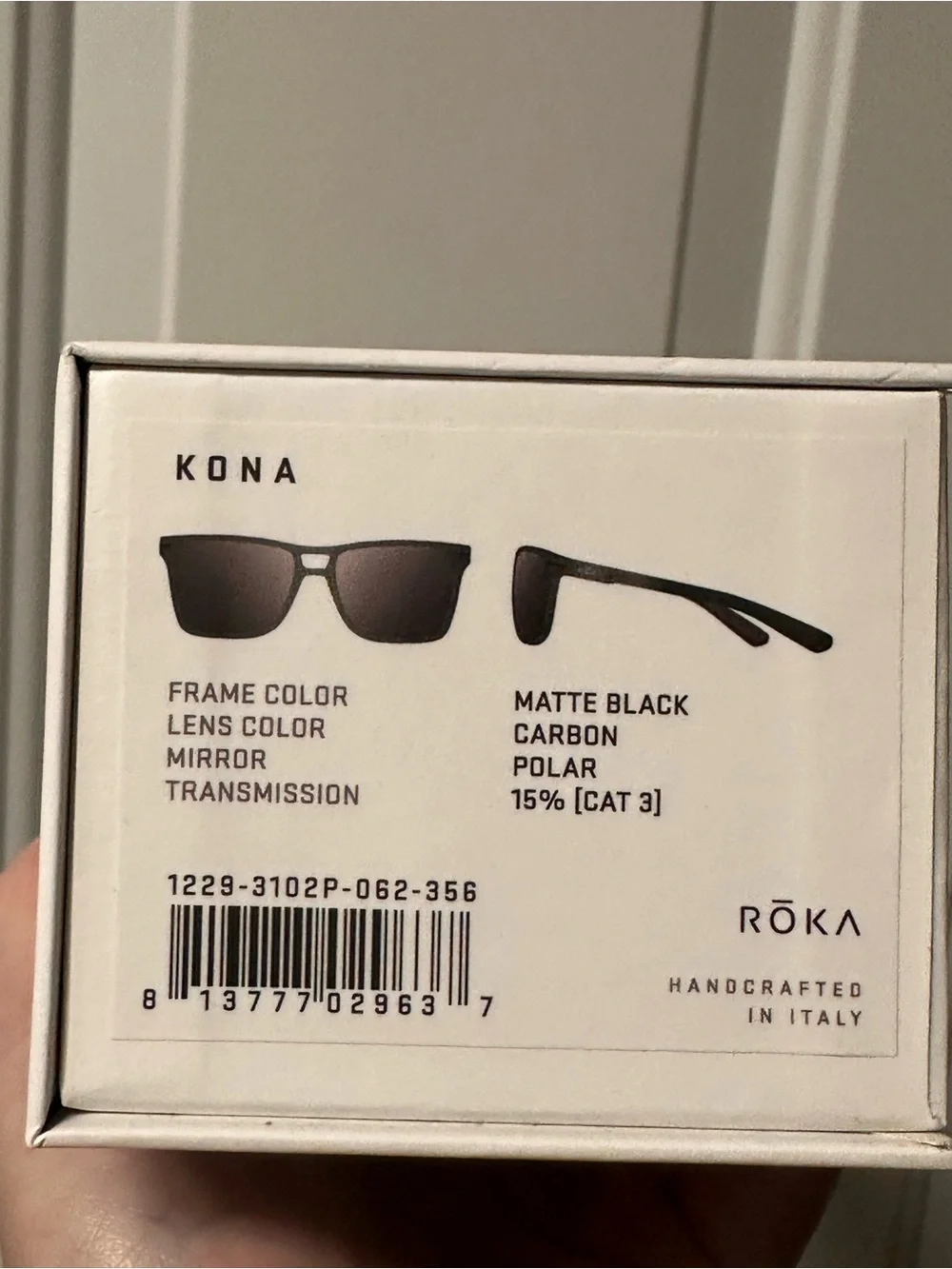 RŌKA Kona - Polarized Matte Black / Dark Carbon Sunglasses NEW